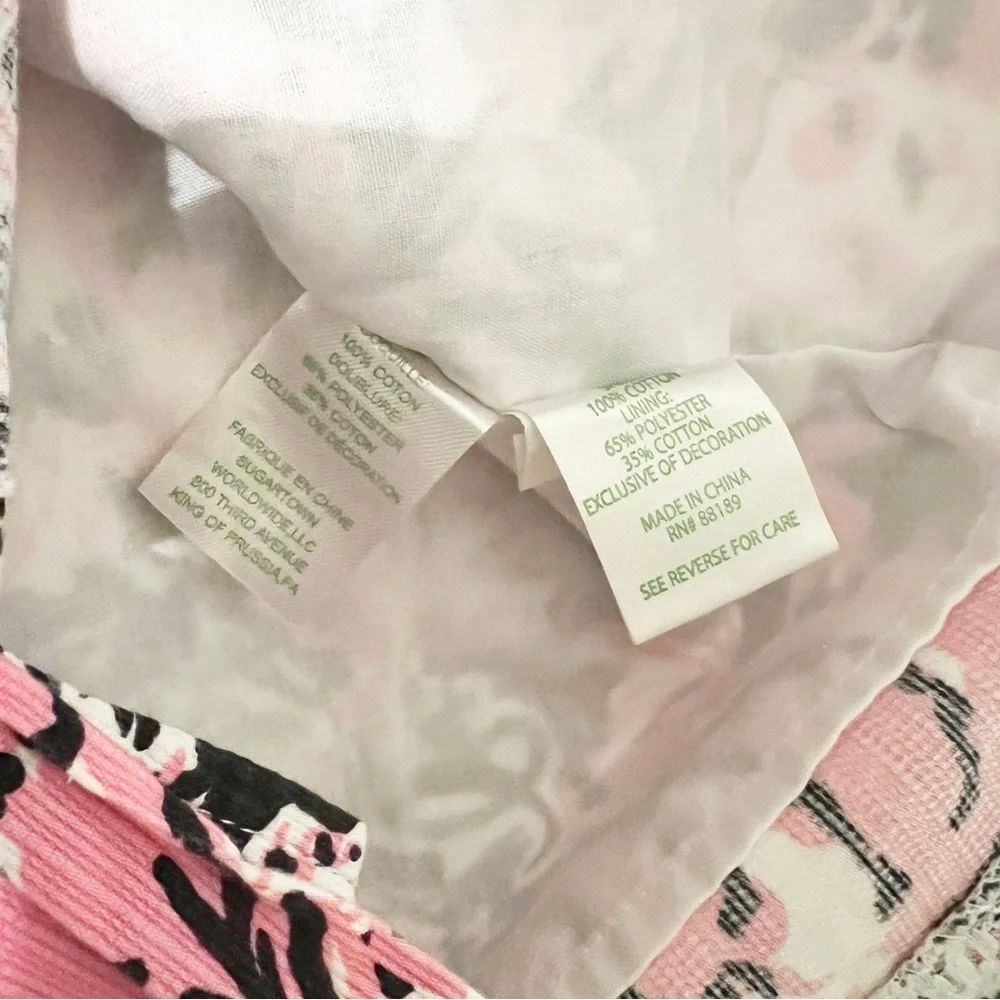 Lilly Pulitzer Girls Hanging With My Boo Panda Classic Lilly Dress Pink Size 6